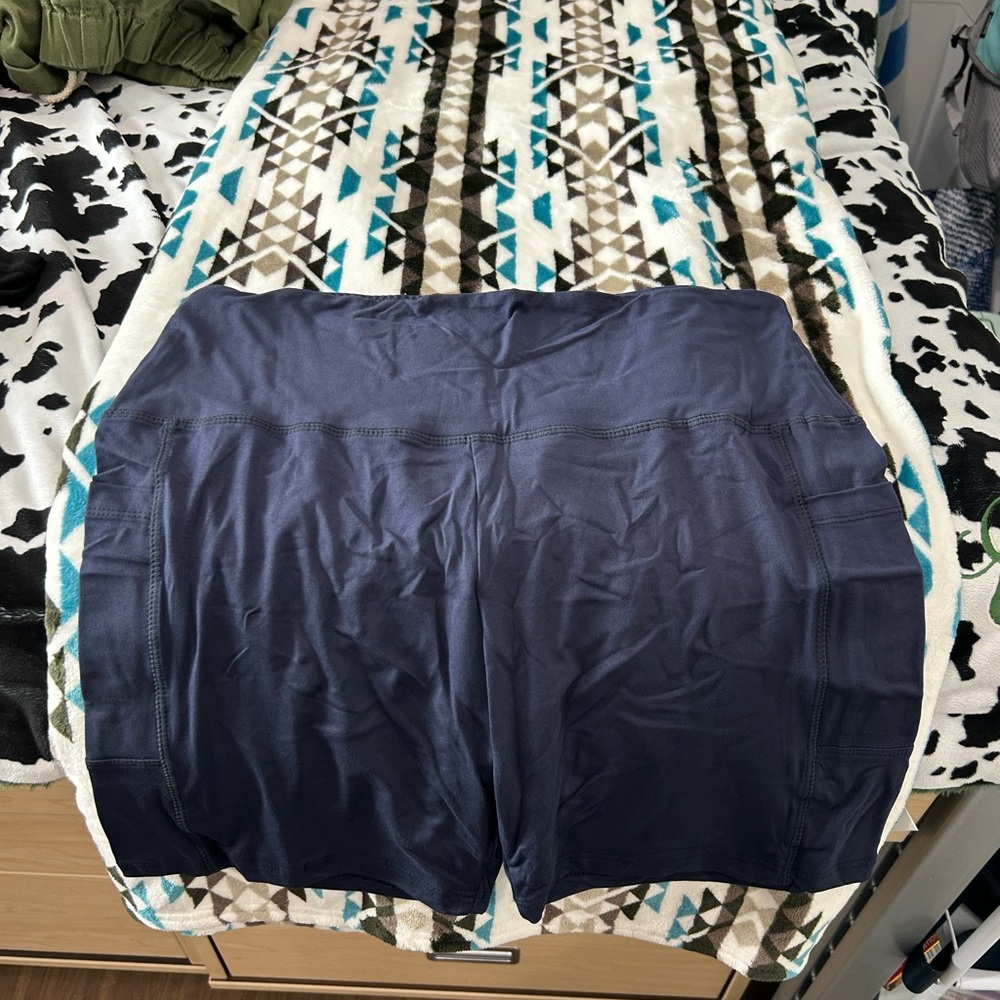 Blue shorts